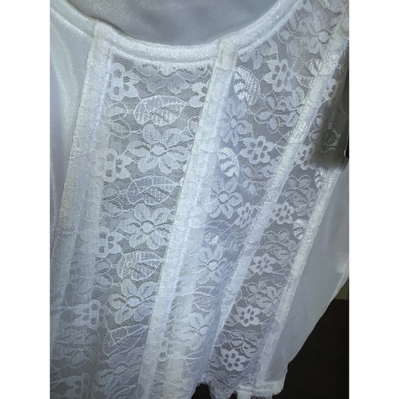 Dominique White Lace Corset Bustier Lingerie Strapless Bridal Wedding siz 32DD/E - Picture 8 of 14